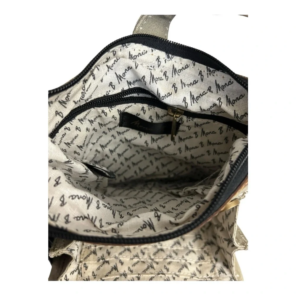 Mona B intermix crossbody sage M-5031 - Picture 8 of 9